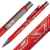 Ручка шариковая FACTOR, красный/темно-серый, металл, пластик, софт-покрытие, Цвет: красный, серый, изображение 6