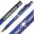 Ручка шариковая FACTOR, синий/темно-серый, металл, пластик, софт-покрытие, Цвет: синий, серый, изображение 6