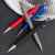 Ручка шариковая FACTOR TOUCH со стилусом, красный/серебро, металл, пластик, софт-покрытие, Цвет: красный, серебристый, изображение 4