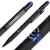 Ручка шариковая FACTOR BLACK со стилусом, черный/синий, металл, пластик, софт-покрытие, Цвет: черный, синий, изображение 6