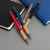 Ручка шариковая FACTOR GRIP со стилусом, синий/темно-серый, металл, пластик, пробка, софт-покрытие, Цвет: синий, серый, изображение 5