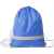 Рюкзак мешок со светоотражающей полосой RAY, синий, 35*41 см, полиэстер 210D, Цвет: синий, изображение 2