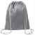 Рюкзак мешок со светоотражающей полосой RAY, серый, 35*41 см, полиэстер 210D, Цвет: серый, изображение 3