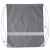 Рюкзак мешок со светоотражающей полосой RAY, серый, 35*41 см, полиэстер 210D, Цвет: серый, изображение 4