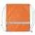 Рюкзак мешок со светоотражающей полосой RAY, оранжевый, 35*41 см, полиэстер 210D, Цвет: оранжевый, изображение 4