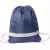 Рюкзак мешок со светоотражающей полосой RAY, тёмно-синий, 35*41 см, полиэстер 210D, Цвет: тёмно-синий, изображение 2