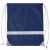 Рюкзак мешок со светоотражающей полосой RAY, тёмно-синий, 35*41 см, полиэстер 210D, Цвет: тёмно-синий, изображение 4