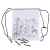 Рюкзак для раскрашивания WIZZY с восковыми мелками (5шт), 25х30см, нетканый материал, Цвет: белый, изображение 3