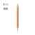 Ручка шариковая YARDEN, бежевый, натуральная пробка, пшеничная солома, ABS пластик, 13,7 см, Цвет: бежевый, изображение 2