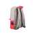 Рюкзак 'Beam mini', серый/красный, 38х26х8 см, ткань верха: 100% полиамид, под-ка: 100% полиэстер, Цвет: серый, красный, изображение 3