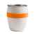 Термокружка LINE, белый/оранжевый, сталь, 300 мл, Цвет: белый, оранжевый, изображение 6