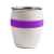 Термокружка LINE, белый/фиолетовый, сталь, 300 мл, Цвет: белый, фиолетовый, изображение 6