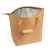 Термо-сумка 'Saban', светло-коричневый, 43x33x14 см, 100% бумага, Цвет: светло-коричневый, изображение 2
