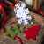 Украшение на елку  'Снежинка', 9х9х0,3см, фетр, шелкография, Цвет: белый, изображение 3