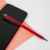 TOUCHWRITER, ручка шариковая со стилусом для сенсорных экранов, красный/хром, металл, Цвет: красный, изображение 2