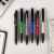TOWER, ручка шариковая с грипом, темно-серый/черный, металл/прорезиненная поверхность, Цвет: графит, черный, изображение 2
