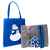 Набор подарочный NEWSPIRIT: сумка, свечи, плед, украшение, синий, Цвет: синий, изображение 2