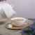 Набор  'Мила': чайник и чайная пара в подарочной упаковке, 21,5х24х12см,500мл и 300мл, фарфор, бамбук, Цвет: коричневый, белый, изображение 5