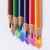 Набор цветных карандашей двухцветных MERIDIAN, 6шт./12 цветов, дерево, картон, изображение 6