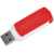 USB flash-карта 'Easy' (8Гб),белая с красным, 5,7х1,9х1см,пластик, Цвет: белый, красный, изображение 2