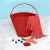 Набор для лепки снеговика   'Улыбка', красный, фетр/флис/пластик, Цвет: красный, изображение 4