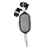Наушники со светоотражателем и держателем RASUM, черный, 2х8,6х2,6 см, пластик, Цвет: Чёрный, изображение 2