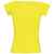 Футболка женская с глубоким вырезом Melrose 150 лимонно-желтая, размер S, Цвет: лимонный, Размер: S, изображение 2