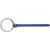 Элемент брелка-конструктора «Хлястик с кольцом и зажимом», синий, Цвет: синий, Размер: диаметр 3, изображение 2