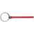Элемент брелка-конструктора «Хлястик с кольцом и зажимом», красный, Цвет: красный, Размер: диаметр 3, изображение 2