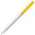 Ручка шариковая Pin, белая с желтым, Цвет: желтый, Размер: 14, изображение 3