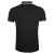Рубашка поло мужская Pasadena Men 200 с контрастной отделкой, черная с белым G_5851.361, Цвет: черный, Размер: S, изображение 2