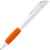 Ручка шариковая Grip, белая с оранжевым, Цвет: оранжевый, Размер: 13, изображение 2