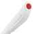 Ручка шариковая Grip, белая с красным, Цвет: красный, Размер: 13, изображение 4