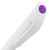 Ручка шариковая Grip, белая с фиолетовым, Цвет: фиолетовый, Размер: 13, изображение 4