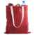 Холщовая сумка на плечо Juhu, красная, Цвет: красный, Размер: 42х38 с, изображение 4