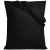 Холщовая сумка Neat 140, черная, Цвет: черный, Размер: 35х40 см, изображение 2