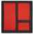 Набор Devon, красный, Цвет: красный, Размер: 24,8х25,7х2,5 см, изображение 2
