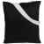 Холщовая сумка BrighTone, черная с белыми ручками, Цвет: черный, Размер: сумка: 35х40 см, изображение 2