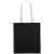 Холщовая сумка BrighTone, черная с белыми ручками, Цвет: черный, Размер: сумка: 35х40 см, изображение 3