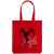 Холщовая сумка «Любовь зла», красная, Цвет: красный, Размер: 35х38х6 см, изображение 2