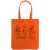 Холщовая сумка «Полный птц», оранжевая, Цвет: оранжевый, Размер: 35х38х6 см, изображение 2