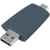 Флешка Pebble Type-C, USB 3.0, серо-синяя, 32 Гб, Цвет: синий, изображение 3