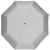 Зонт складной Manifest со светоотражающим куполом, серый, Цвет: серый, Размер: Длина 67 см, изображение 2