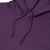 Толстовка с капюшоном унисекс Hoodie, фиолетовый меланж, размер S, Цвет: фиолетовый, Размер: S, изображение 3