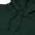 Толстовка с капюшоном унисекс Hoodie, темно-зеленый меланж, размер XS, Цвет: темно-зеленый, Размер: XS, изображение 3