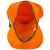 Складной рюкзак Barcelona, оранжевый, Цвет: оранжевый, Размер: в сложенном виде: 17x9, изображение 4