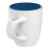 Кофейная кружка Pairy с ложкой, синяя с белой, Цвет: белый, синий, Объем: 100, Размер: кружка: диаметр 5,8 см, высота 6,9 с, изображение 4