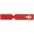 Багажная бирка Devon, красная, Цвет: красный, Размер: 25х4, изображение 3