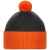 Шапка Snappy, темно-серая с оранжевым, Цвет: серый, Размер: 55–57, изображение 2