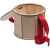 Коробка Drummer, круглая, с красной лентой, Цвет: красный, Размер: диаметр 14, изображение 2